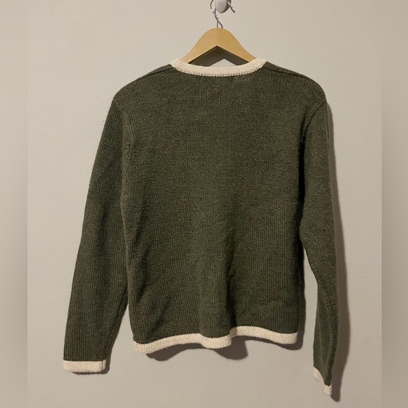 Janzten Classics Embroidered By Hand Grandmacore Green Floral Cardigan - Picture 3 of 4